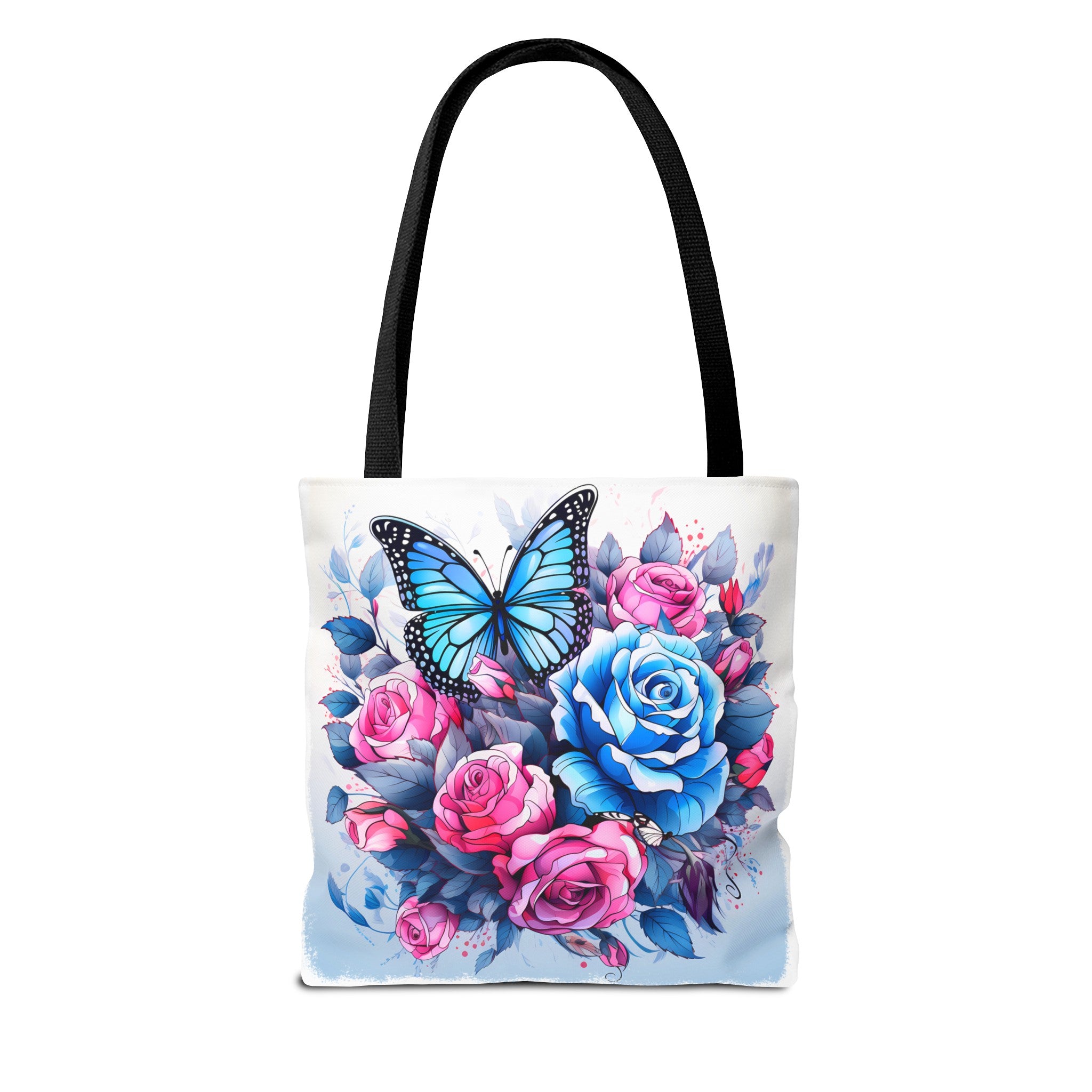 Pink & Blue Butterfly Tote Bag (AOP)