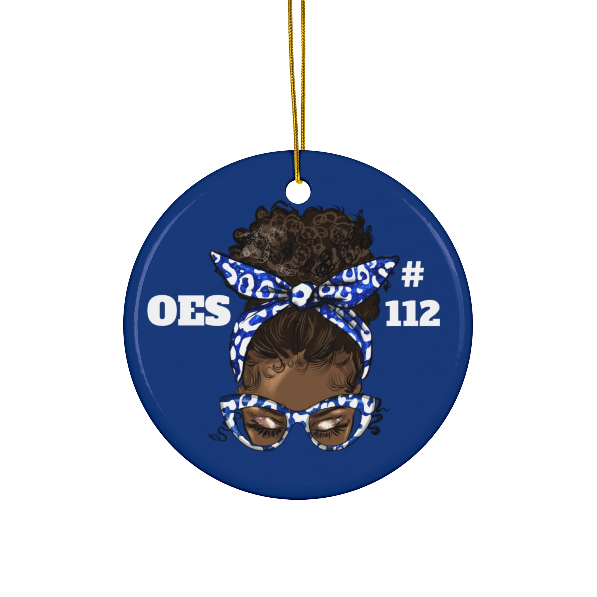 OES Ceramic Ornament - Order of the Eastern Star Christmas Gift Exchange