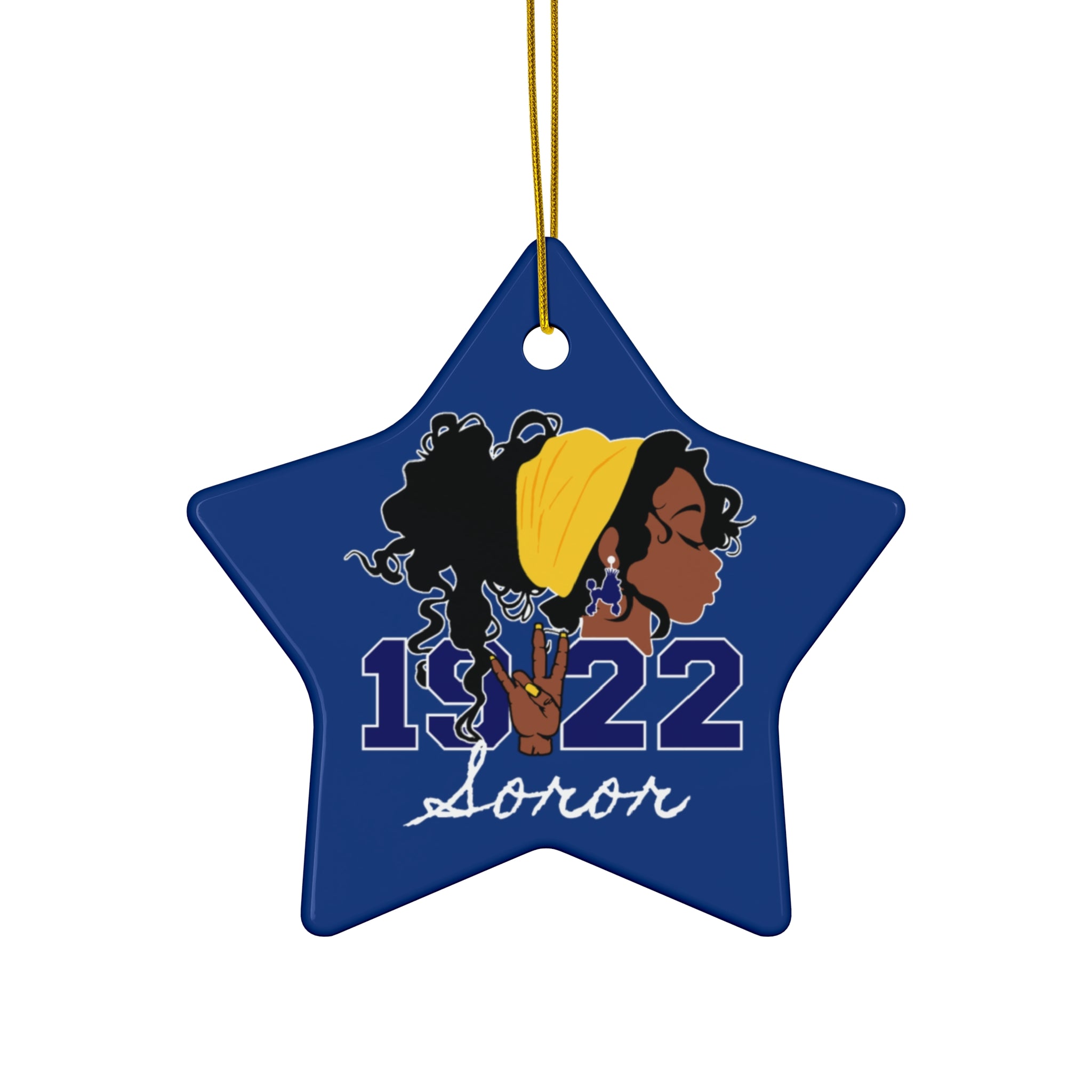 SGHRO, Soror, Sorority,  Ceramic Ornament - Christmas Gift Exchange