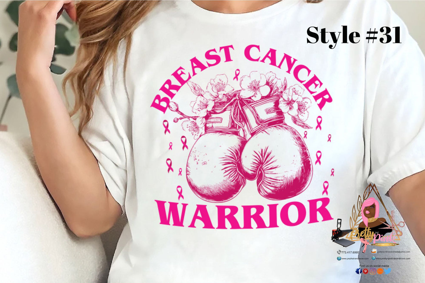 Cancer Shirt "Boxing Glove Warrior " | Accessories, Black Girl Magic, cancer, cancer awareness, DTG, fraternity, Home & Living, Luggage, OES, Sistah, Sublimation, TikTok | Pretty N Pink Hair & More