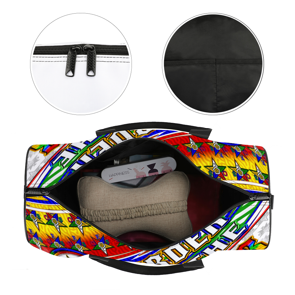 Blue Sky, OES, Sisterhood, Eastern Star, Sorority, Sistar, Masonic, Masonry Travel Bag Black (Small)