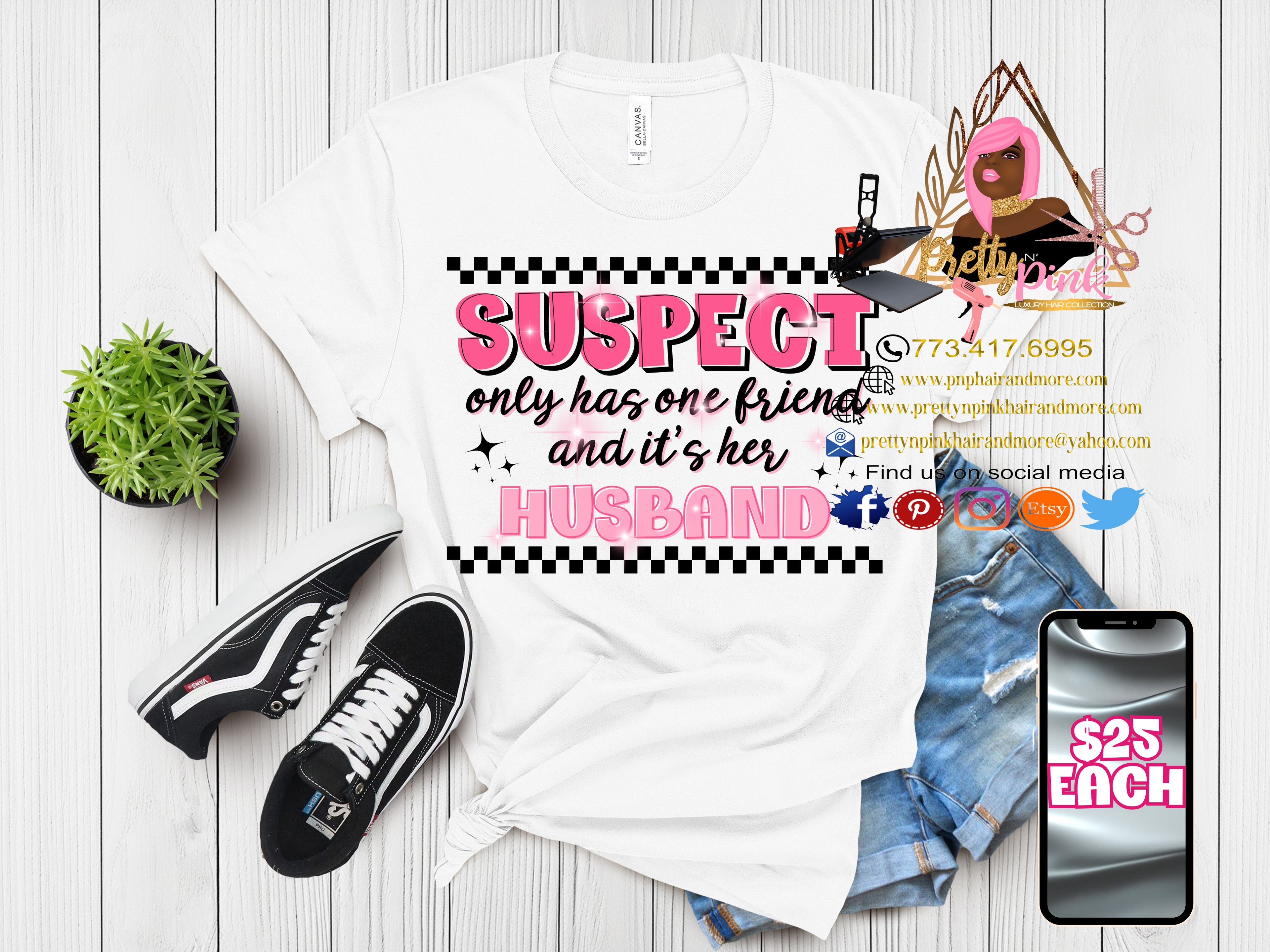 Suspect Claims Black & White