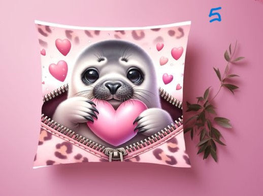 a stuffed animal is sitting in a pink shirt