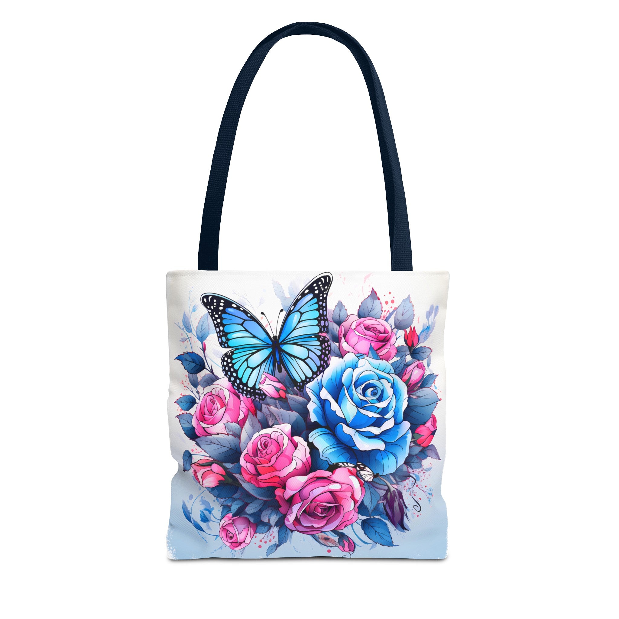 Pink & Blue Butterfly Tote Bag (AOP)
