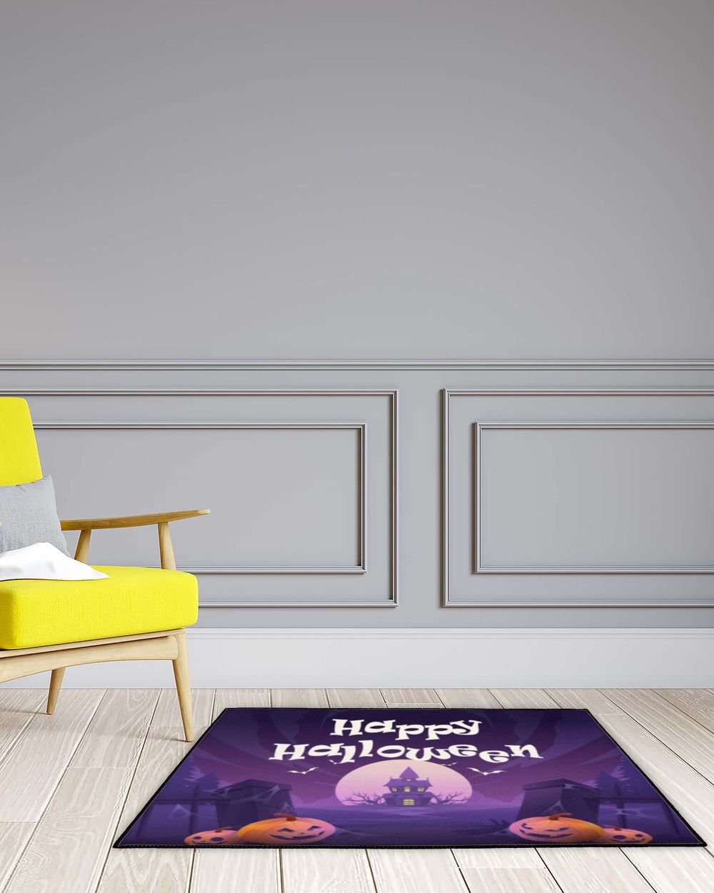 Spooky halloween mats Indoor Floor Mats