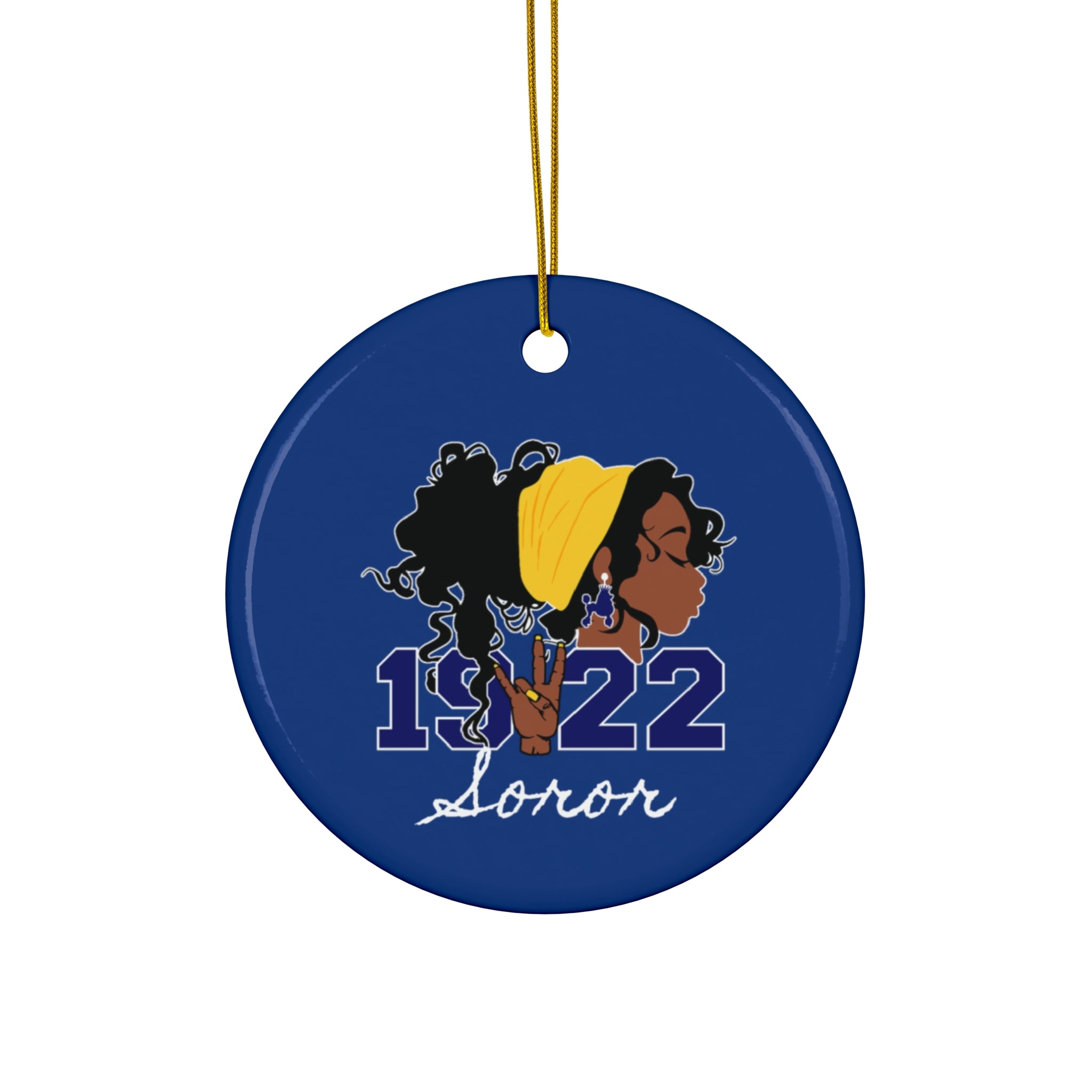 SGHRO, Soror, Sorority,  Ceramic Ornament - Christmas Gift Exchange