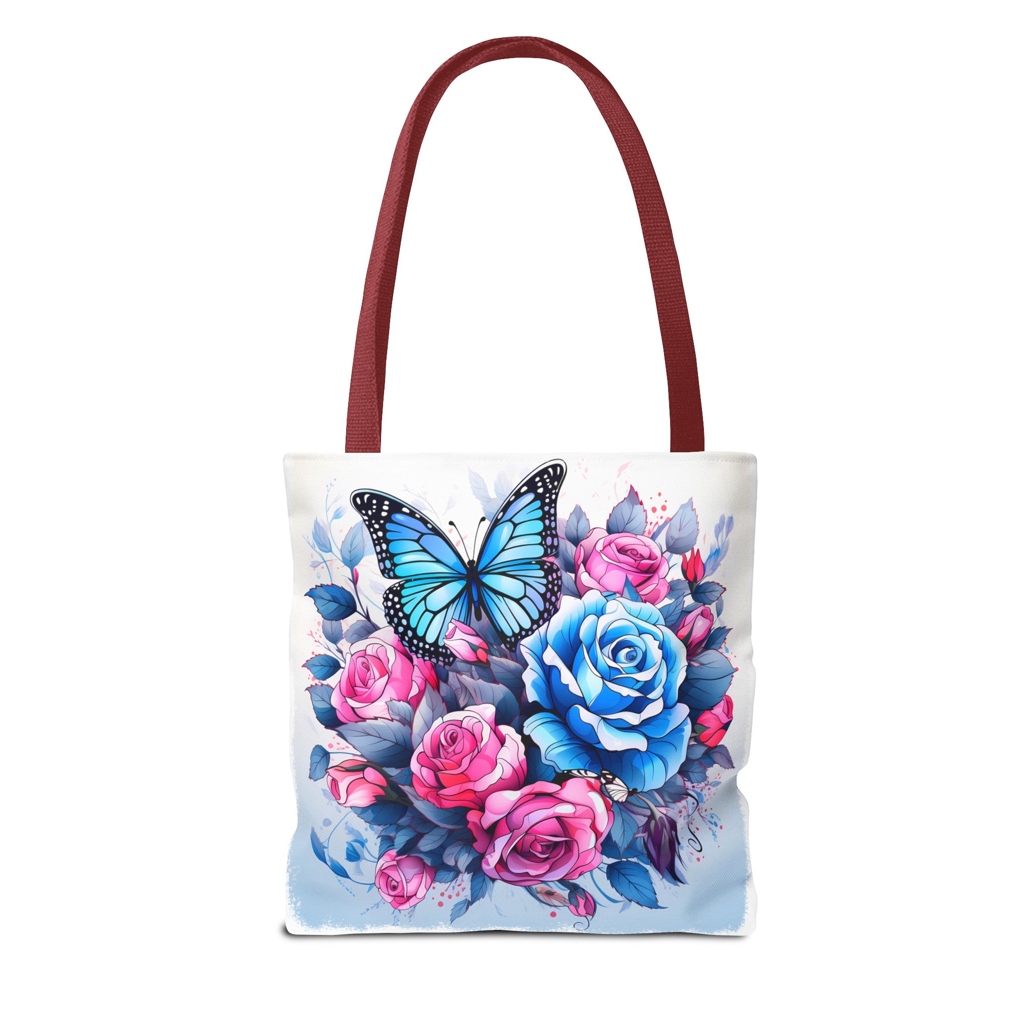 Pink & Blue Butterfly Tote Bag (AOP)