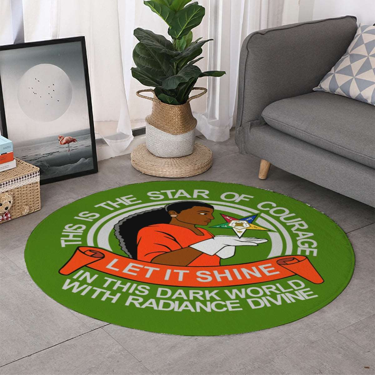 a neon sign that has a frisbee on it
