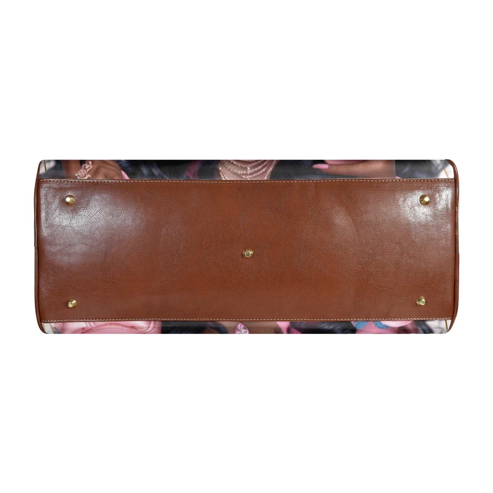 Pink Princess #1 Small Travel Tote Large Capacity Travel Bag-Small (Brown Short Patch) (1737)