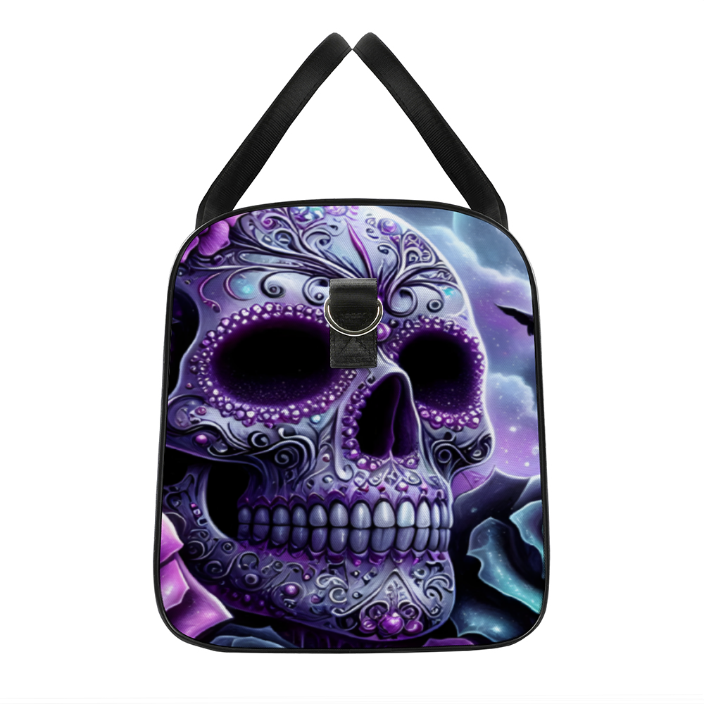 Sugar Skull Large Travel Luggage Gym Bags Duffel Bags