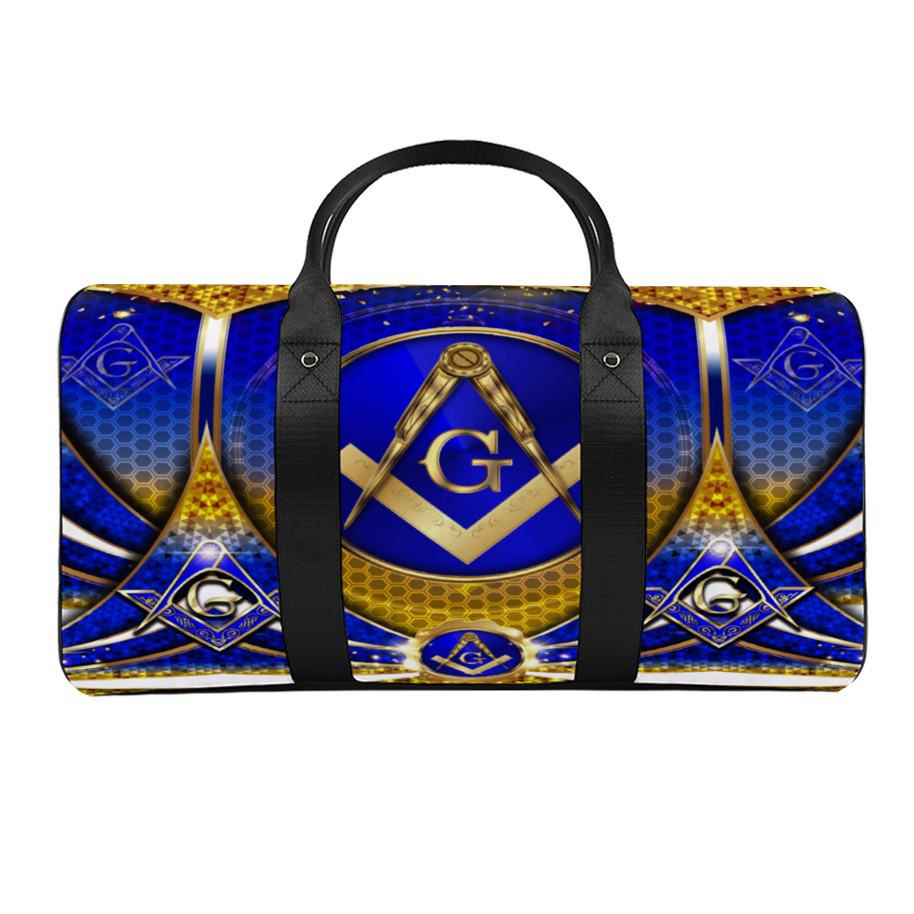 Master Mason, Masonry, Masonic, PHA, Scottish Rite, Large Travel Luggage Gym Bags Duffel Bags