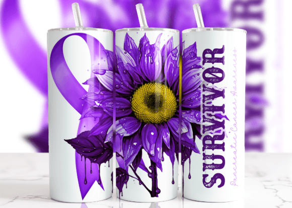 a vase filled with purple and purple flowers