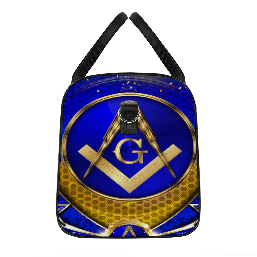 Master Mason, Masonry, Masonic, PHA, Scottish Rite, Large Travel Luggage Gym Bags Duffel Bags
