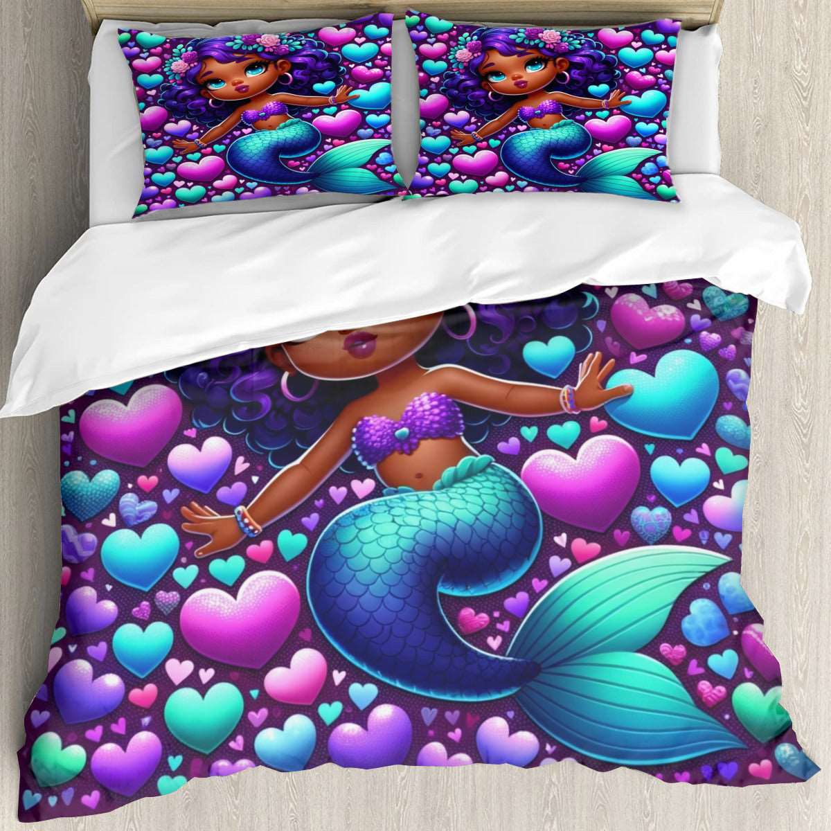 a bed that has a bunch of stuffed animals on it