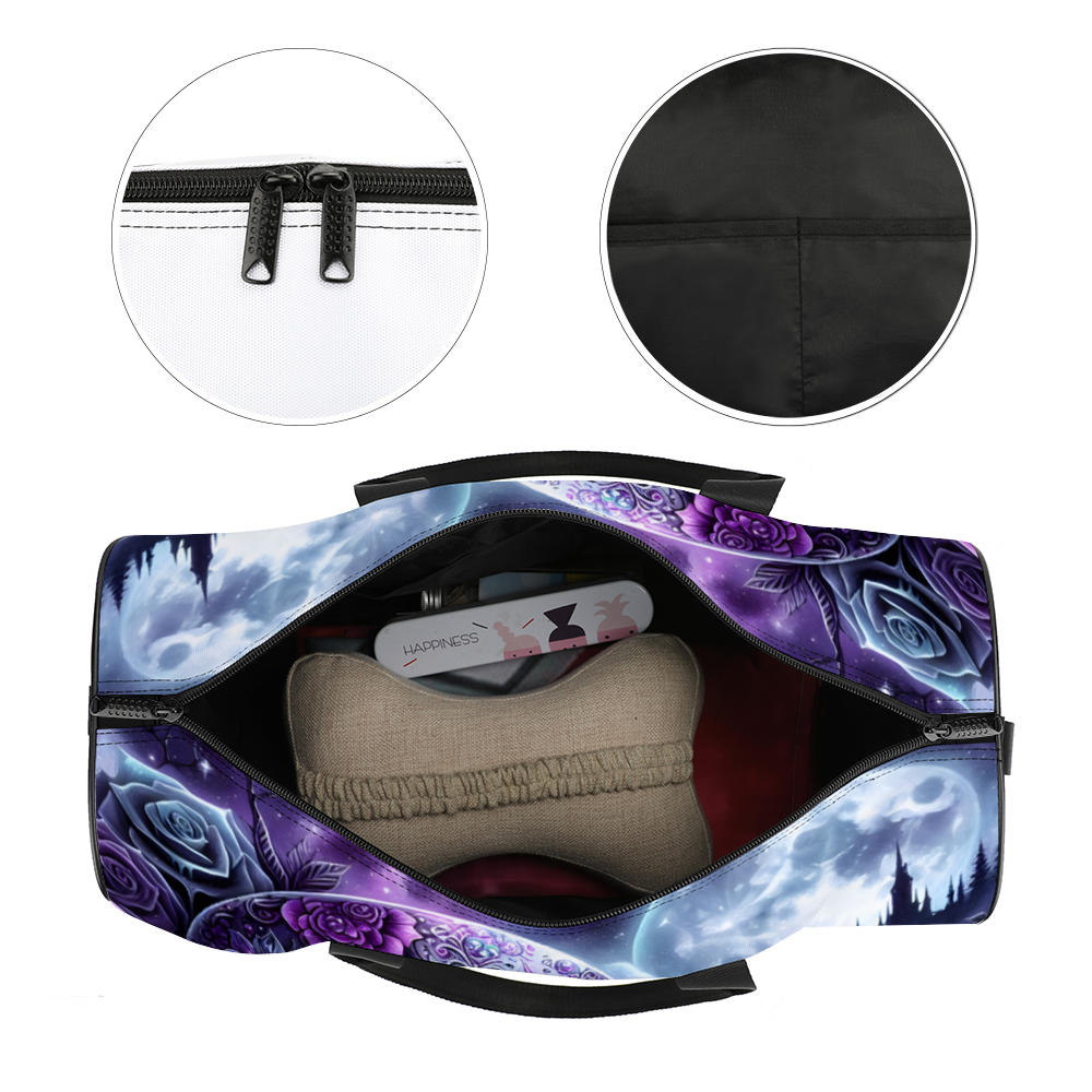 Sugar Skull Large Travel Luggage Gym Bags Duffel Bags