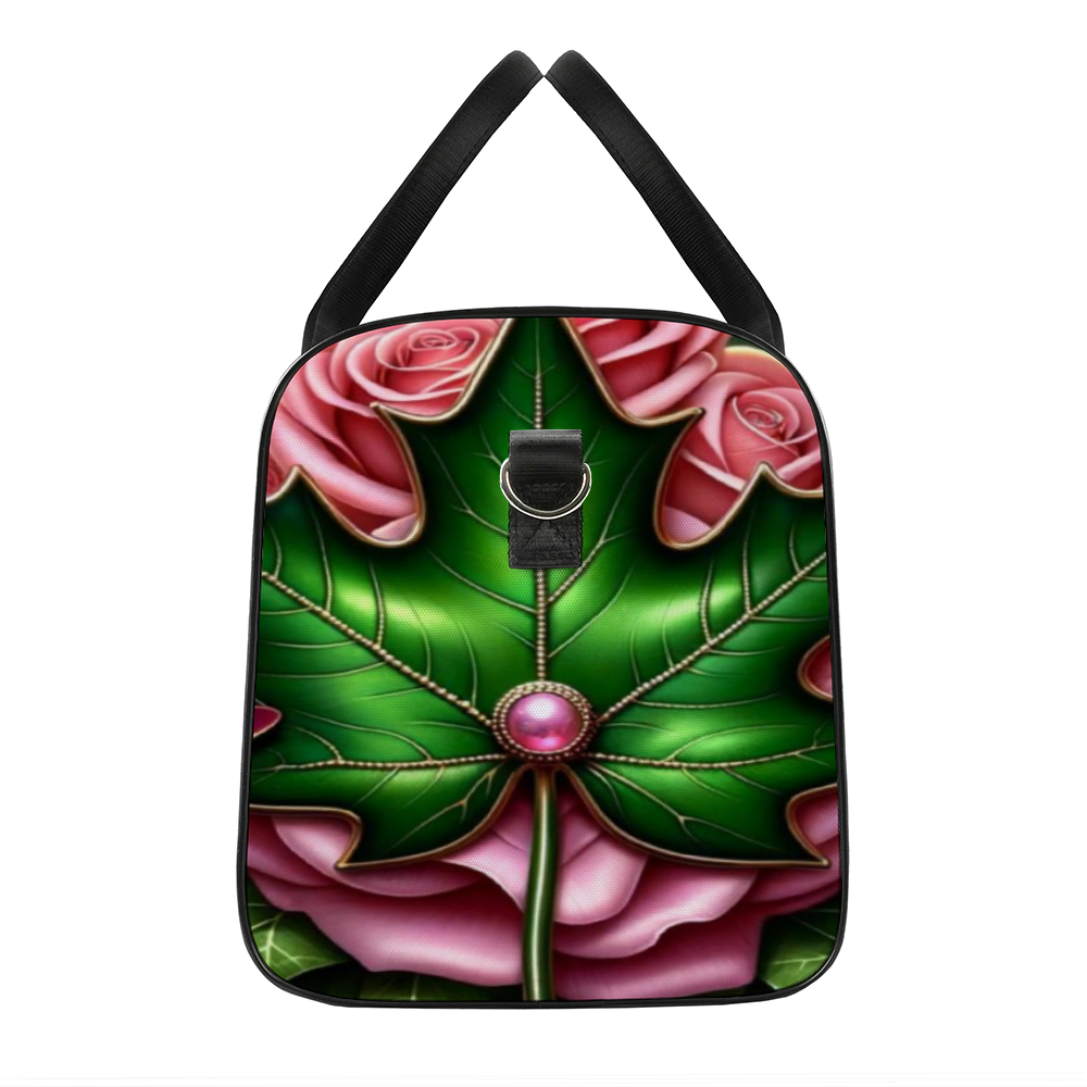 AKA, Pink & Green,Sorority Large Travel Luggage Gym Bags Duffel Bags
