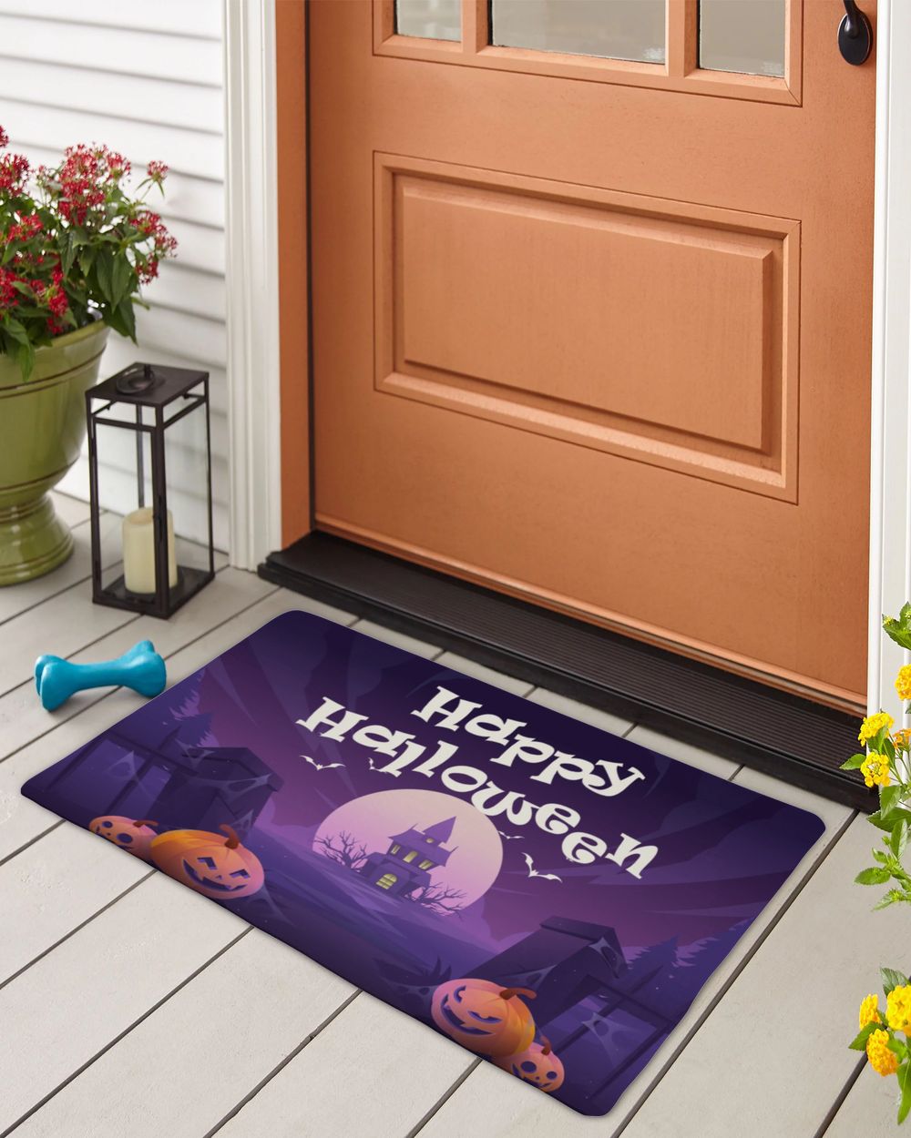 Spooky halloween mats Indoor Floor Mat