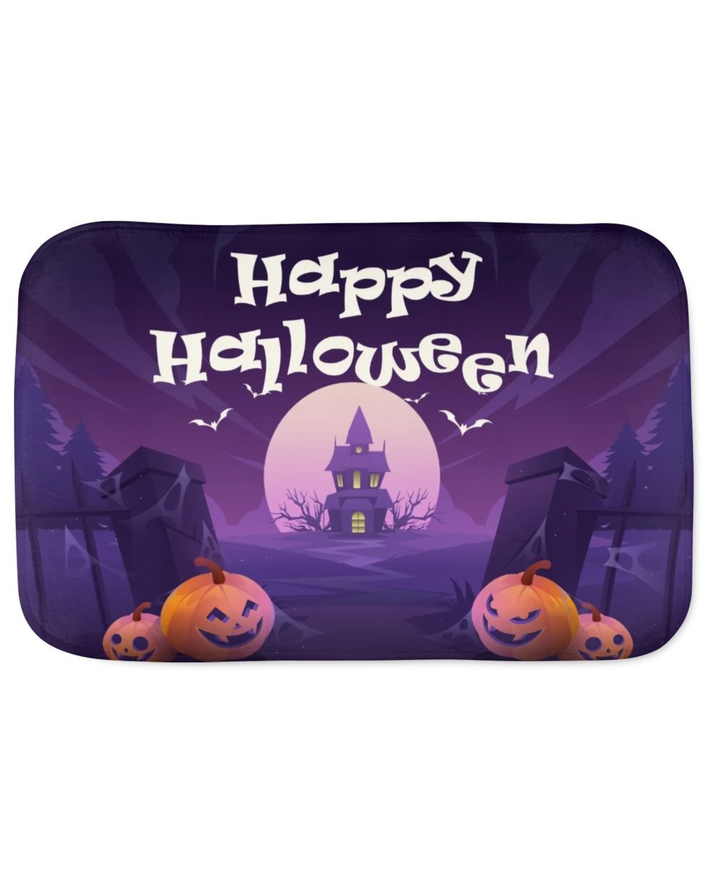Spooky halloween mats Bath Mats