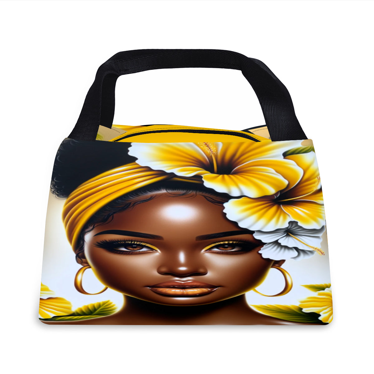 a doll that has a yellow flower on it