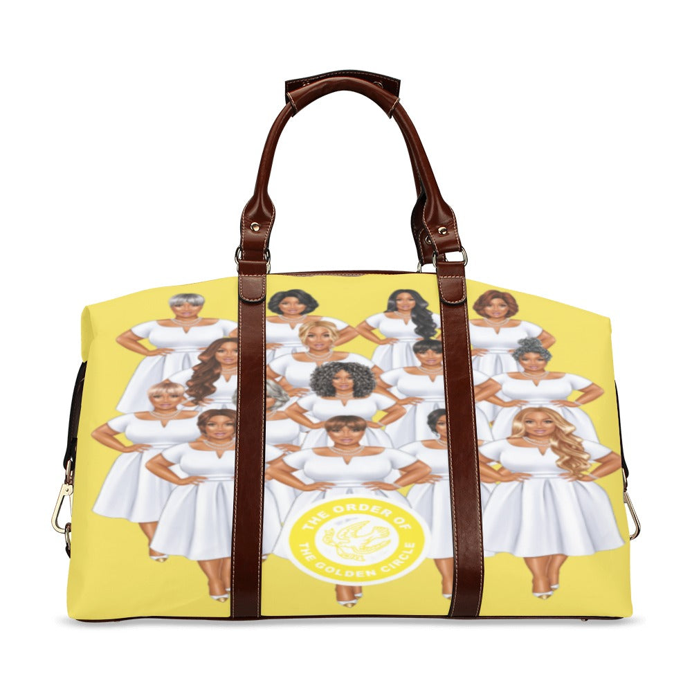 Order of Golden Circle, Sorority, Order Of Eastern Star, Loyal Ladies, Royal Ladies,Travel | Black Girl Magic, Chic Soror Accessory, fraternity, Loyal Ladies, Luggage, Order of Golden Circle, Royal Ladies, Sistah, sister, sisterhood, Soror, sorority, Sorority Pride Gear, Sorority Sisterhood, Sorority Travel Bag, Sorority-Themed Aesthetics, tote, Travel, travel tote | Pretty N Pink IP