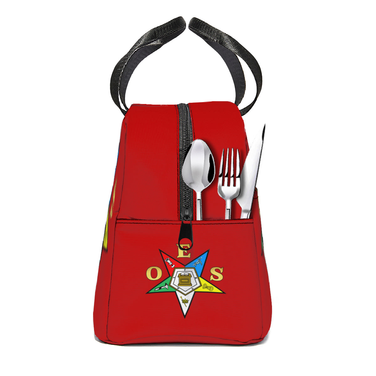 OES Star Red Lunch Bag, Sorority, Sisterhood,  Hot/Cold, Customized