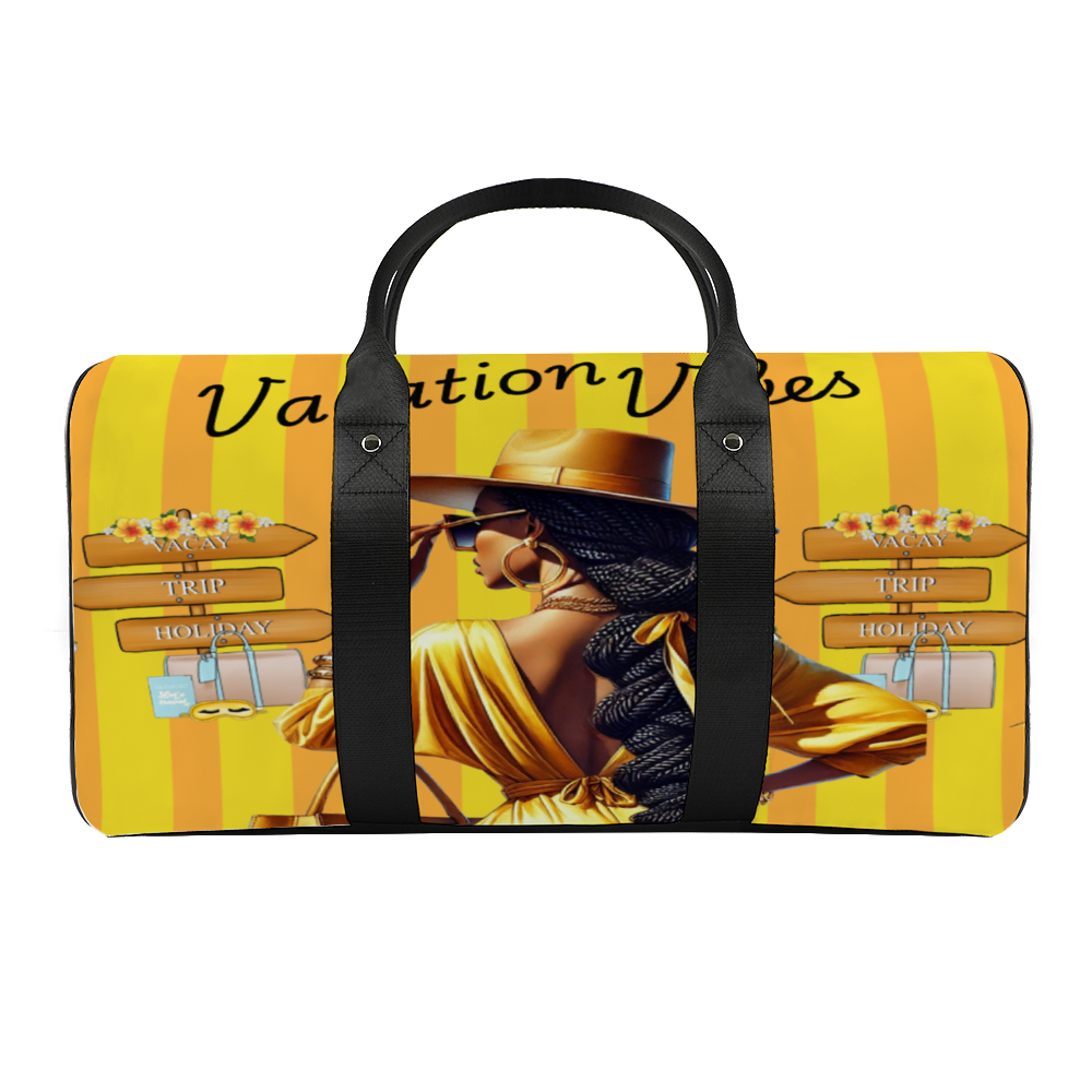 Vacation Vibes Large Travel Luggage Gym Bags Duffel Bags
