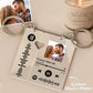 Custom Spotify Keychain With Picture Personalized Scannable Spotify Music Song Code Keychain For Couples Lover Boyfriend Gift