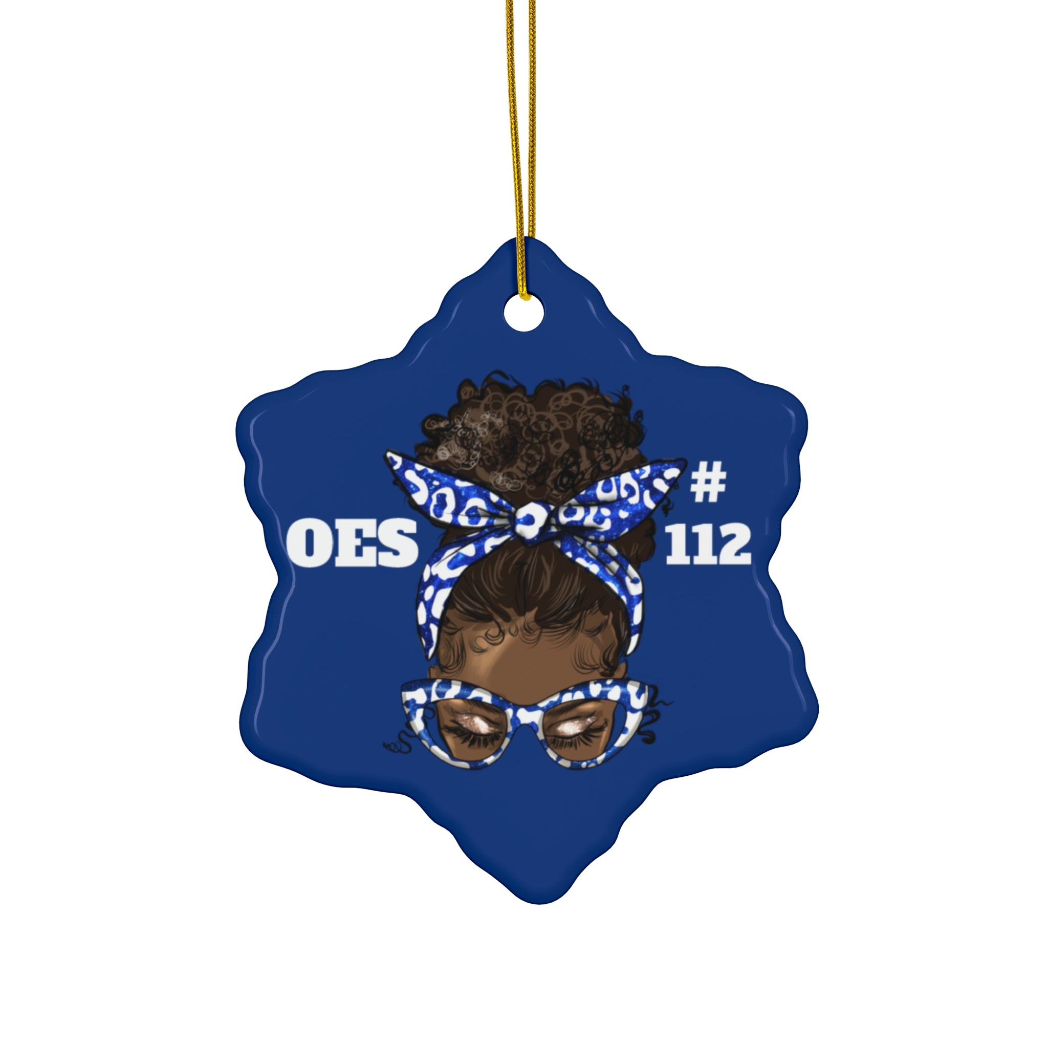 OES Ceramic Ornament - Order of the Eastern Star Christmas Gift Exchange