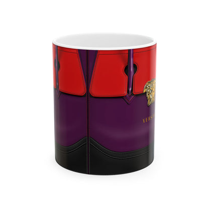 Versace Purple & Red Ceramic Mug, (11oz, 15oz) | Mug | 11oz, 15 oz, 15oz, Coffee Mugs, Home & Living, Kitchen, Mugs, Sublimation, US Elections Season, Valentine's Day, White base | Printify