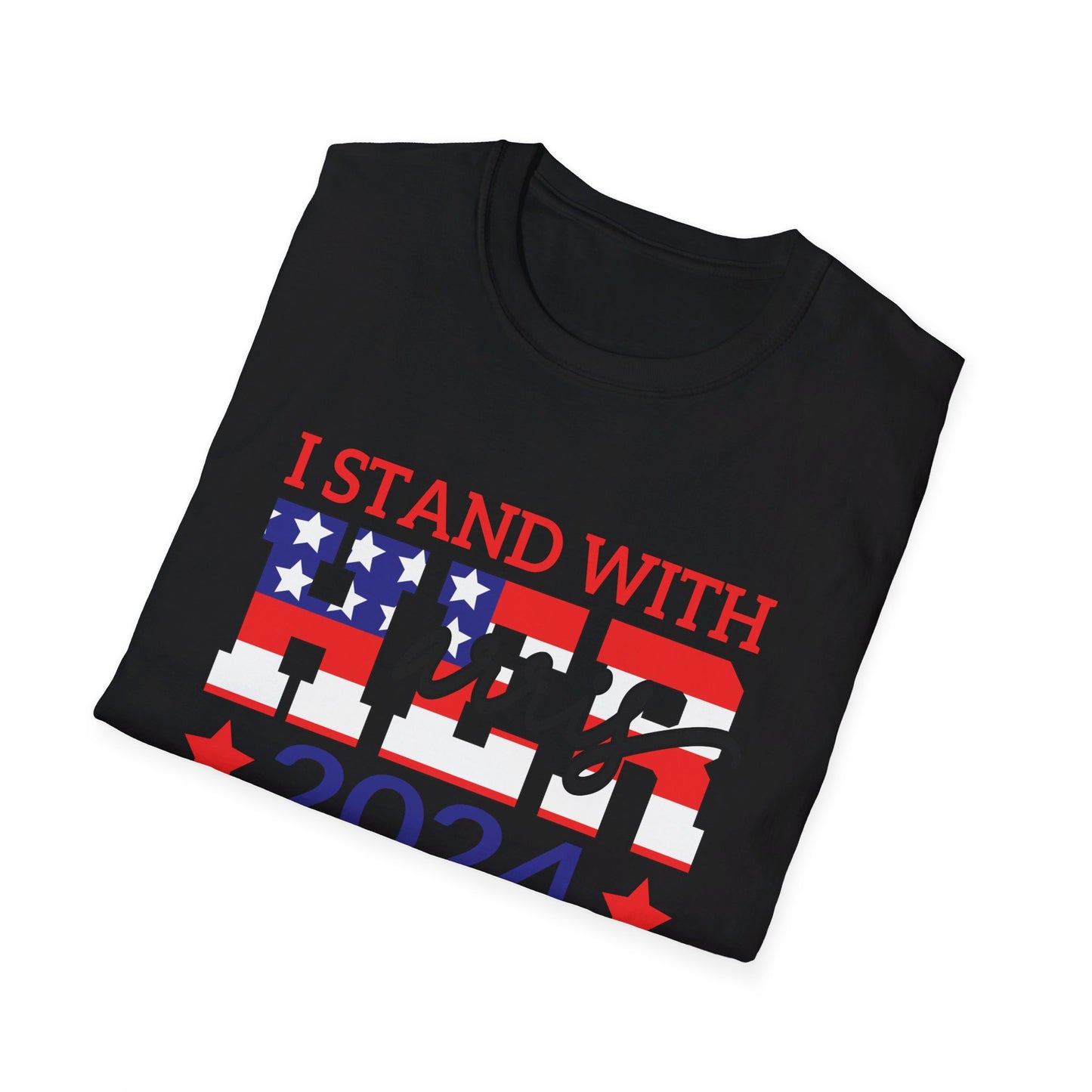 Kamala Harris I Stand With Her Unisex Softstyle T-Shirt