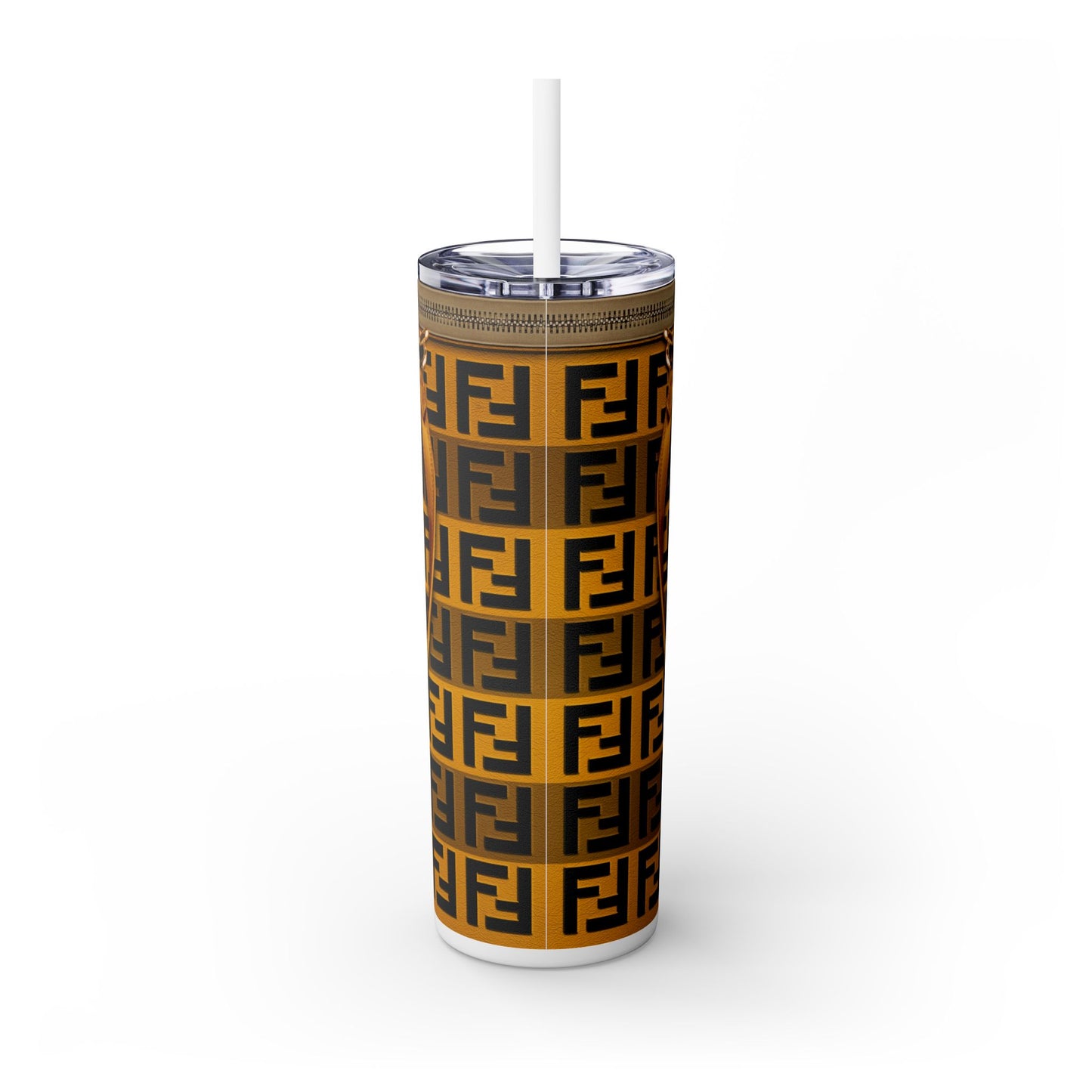 Fendi  Purse -Skinny Tumbler with Straw, 20oz