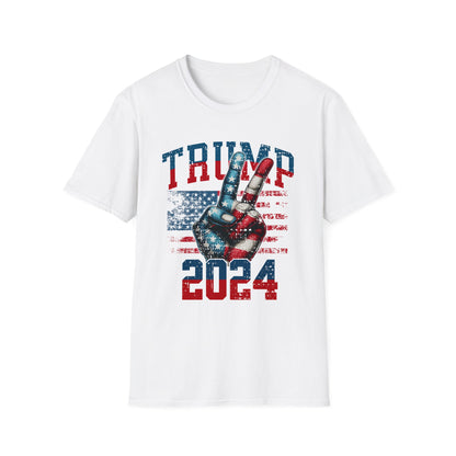 Trump 2024 Unisex Softstyle T-Shirt | T-Shirt | Cotton, Crew neck, DTG, Men's Clothing, Neck Labels, Regular fit, Summer Picks, T-shirts, TikTok, Women's Clothing | Printify