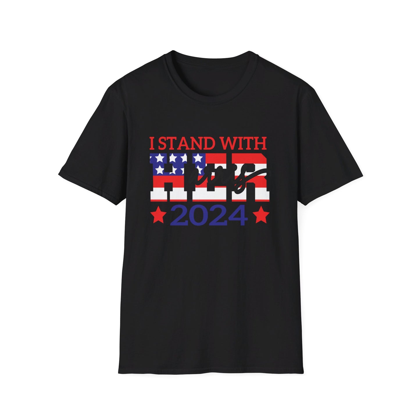 Kamala Harris I Stand With Her Unisex Softstyle T-Shirt