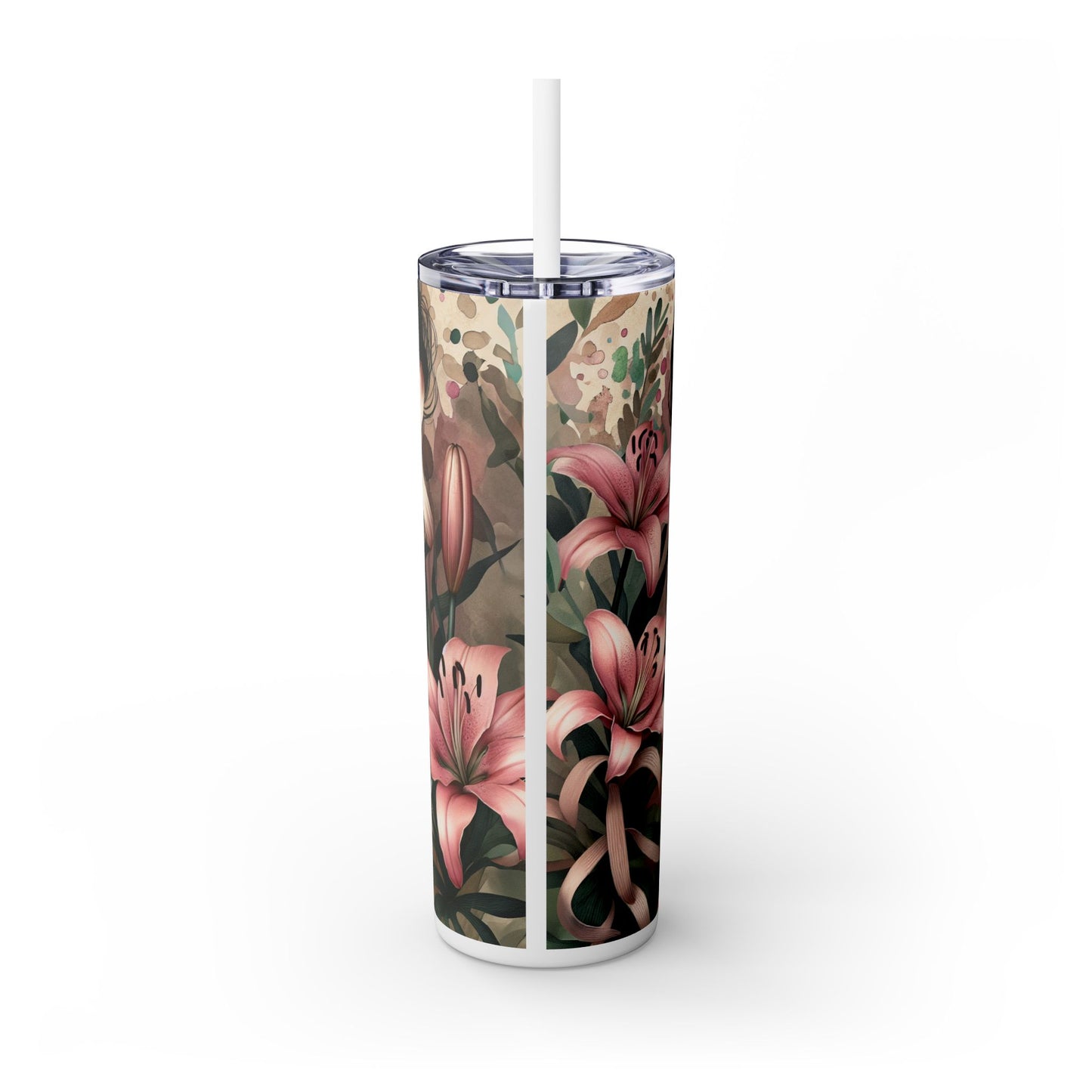 Tumbler with African American Women and Calle Lilly Design, 20oz