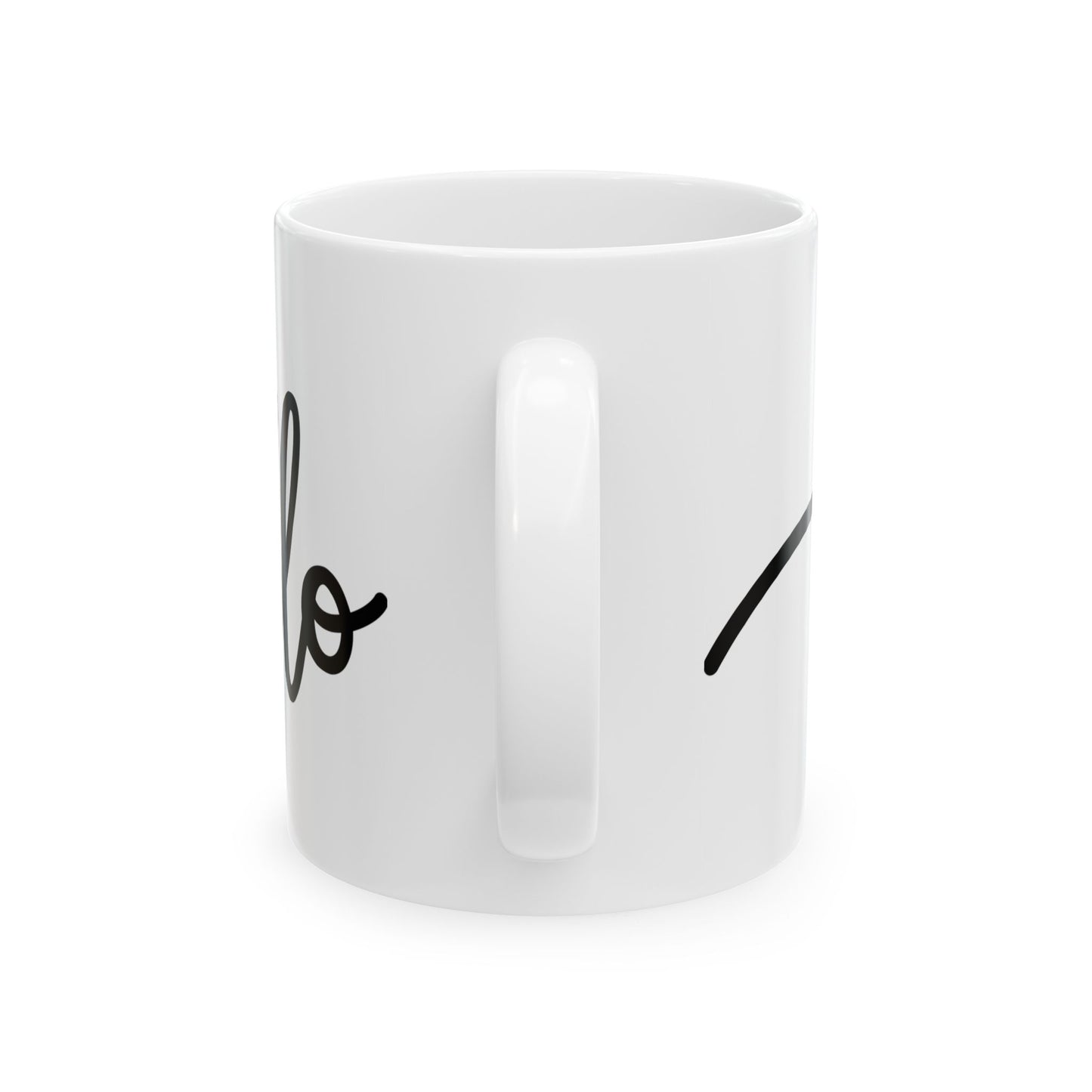 Hello Ceramic Mug, (11oz, 15oz)