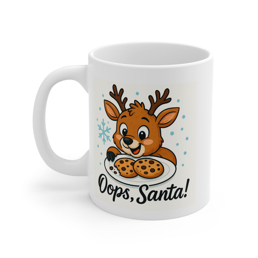 Cute Holiday Mug with "Oops, Santa!" Design