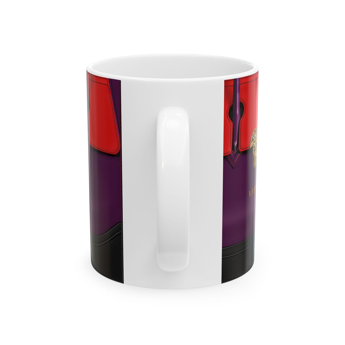 Versace Purple & Red Ceramic Mug, (11oz, 15oz)