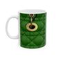 Dior Green Purse, Ceramic Mug, (11oz, 15oz)