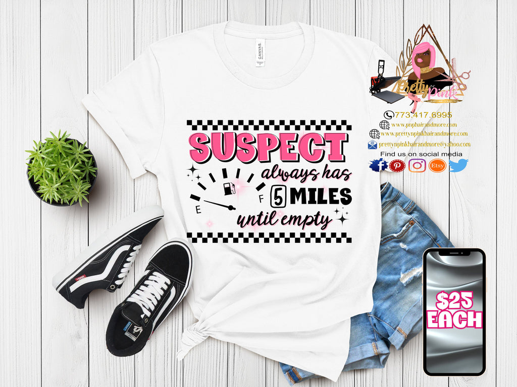 Suspect Claims Black & White