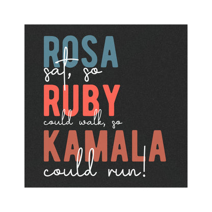 Rosa, Ruby, Kamala, Kamala Harris for President, 2024 Election, Car Magnets | Home Decor | Accessories, Car Accessories, Home & Living, Kamala Harris 2024 Campaign, Kamala Harris Apparel, Kamala Harris for President, Kamala Harris Merchandise, Magnets, Magnets & Stickers, Sublimation, US Elections Season | Printify