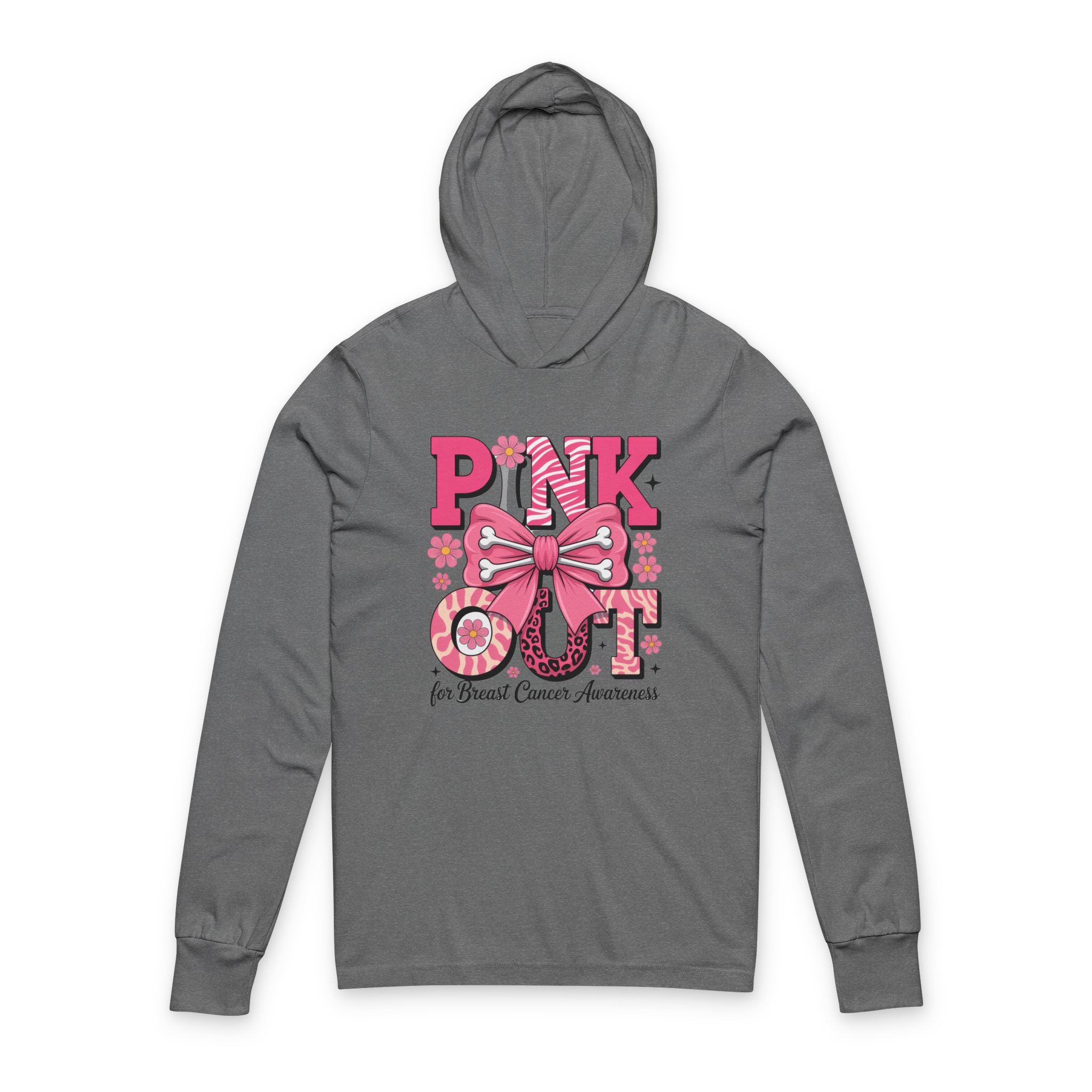 Pink Out Unisex Hooded Long Sleeve Tee - Perfect for Cancer Awareness, Comfortable Hoodie, Gift for Supporters, Breast Cancer [...]