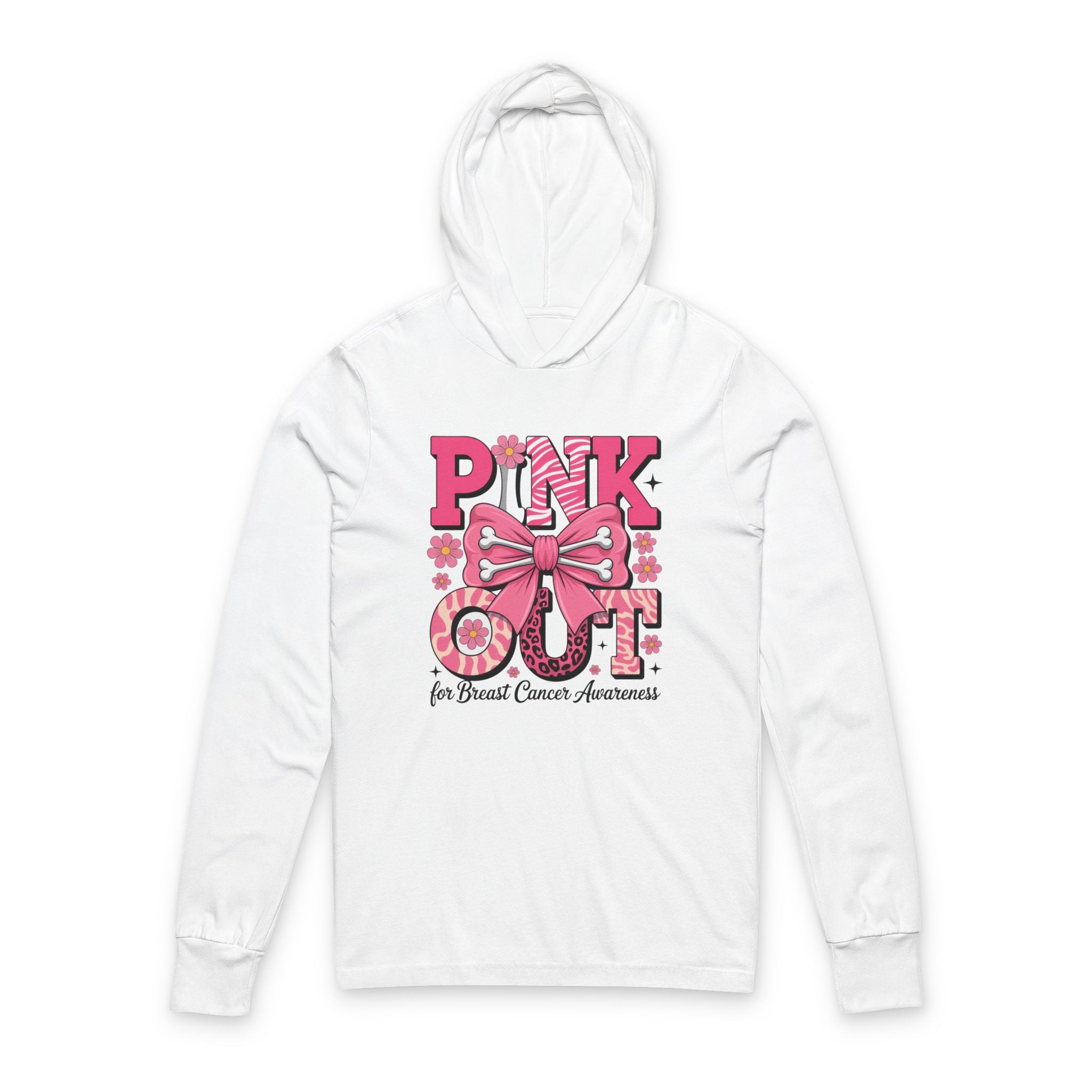 Pink Out Unisex Hooded Long Sleeve Tee - Perfect for Cancer Awareness, Comfortable Hoodie, Gift for Supporters, Breast Cancer [...]
