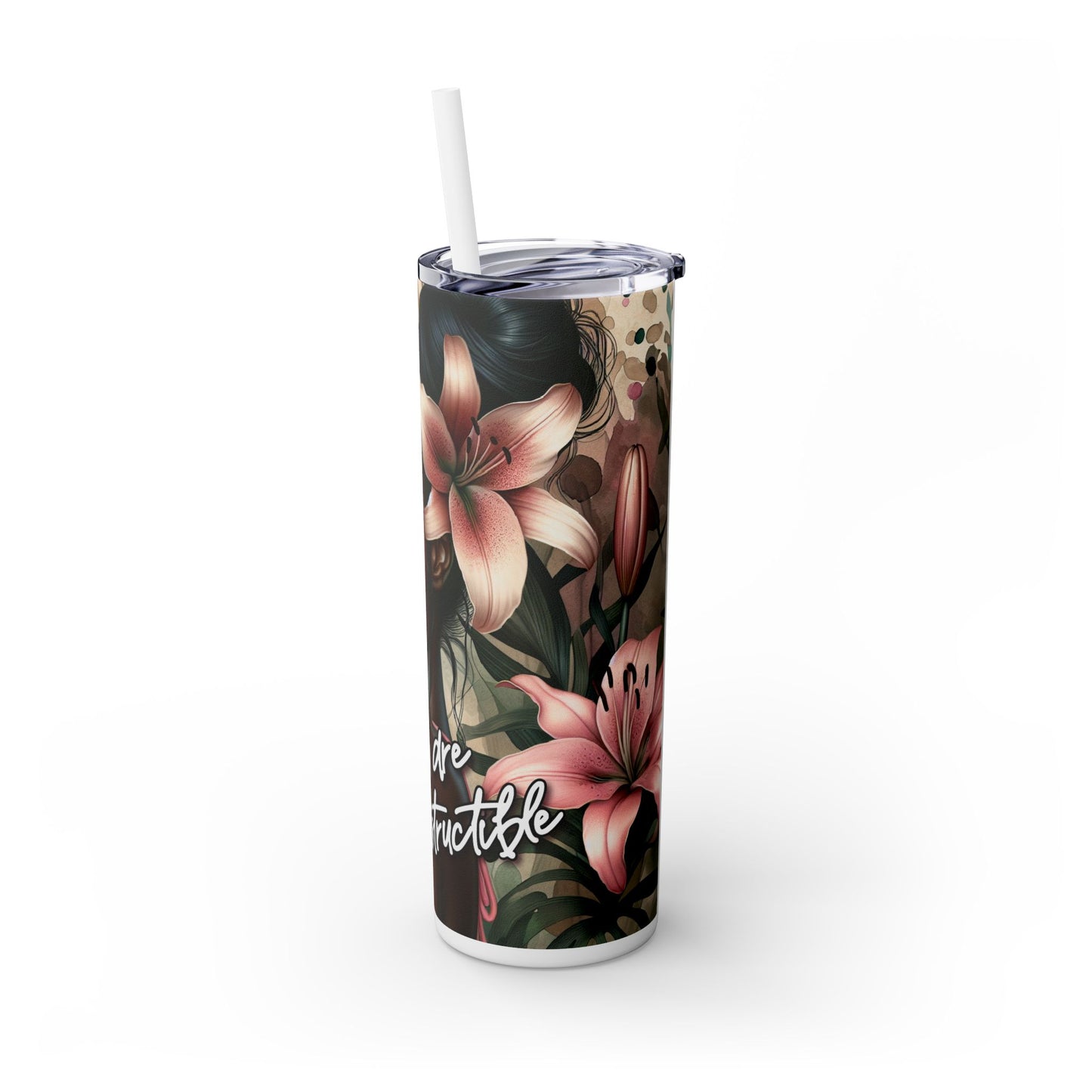 Tumbler with African American Women and Calle Lilly Design, 20oz