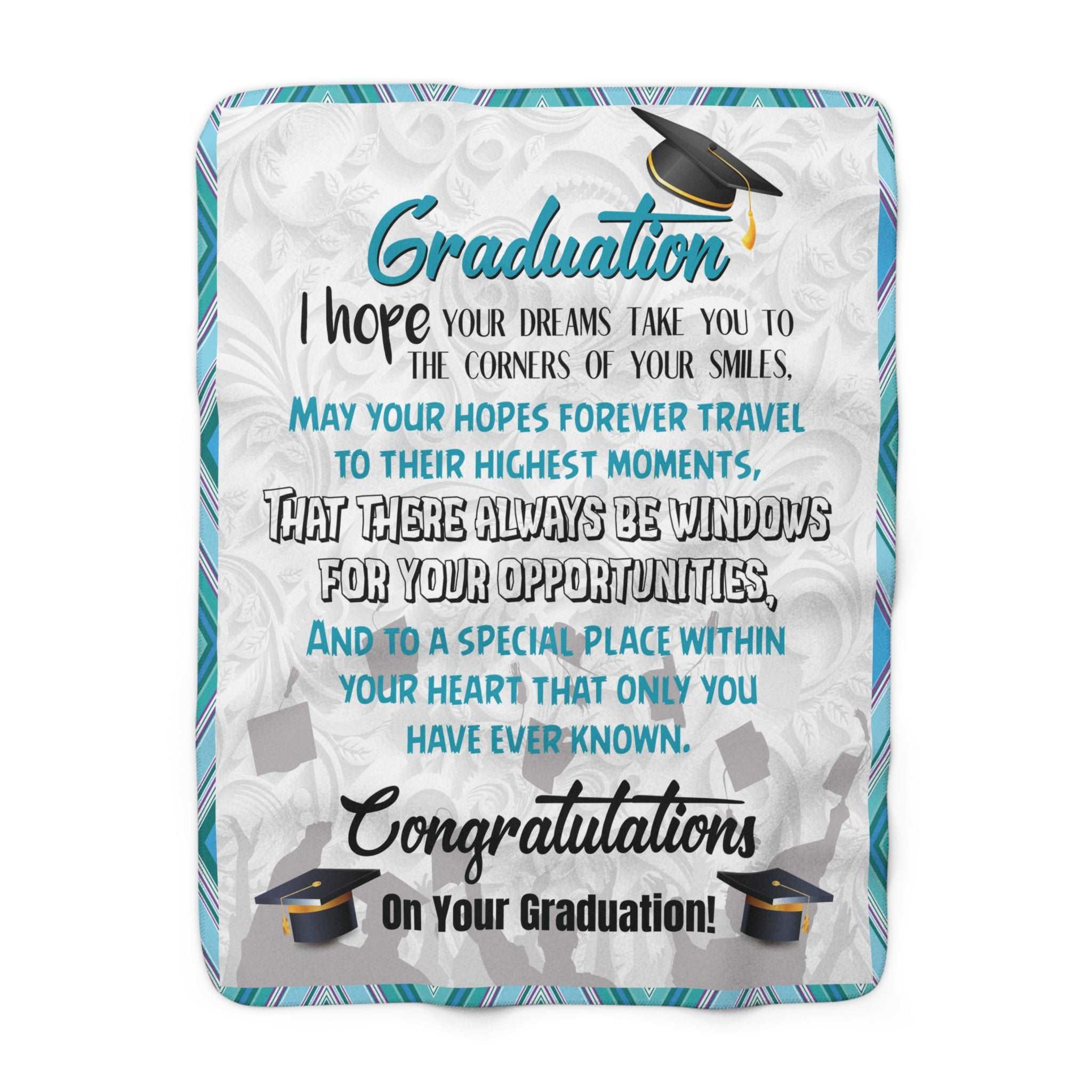 2024 Graduation Sherpa Fleece Blanket - Perfect Keepsake Gift for Grads | High-Quality, Cozy & Customizable | Home Decor | 2024 Graduatio, 2024 graduation, 2024 Graduation Gift, All Over Print, AOP, Bed, Bedding, Blankets, class of 2024 keepsake, cozy keepsake for graduates, Custom GIft, Custom Graduation, customizable graduation blanket, Gift, Graduation, graduation ceremony gift, Graduation Gift, Graduation Keepsake, high-quality fleece blanket, Home & Living, personalized grad gift, Seasonal Picks, sherp