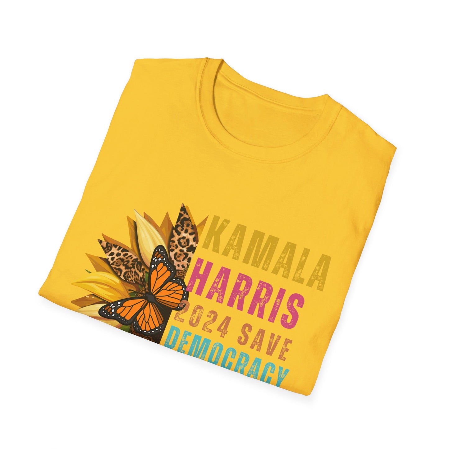 Save Democracy For The People,Kama Harris for President, Kamala Harris, Unisex Softstyle T-Shirt