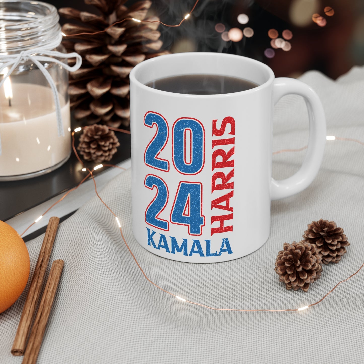 Kamala Harris, 2024 Presidential Election, DNC, Kamala for President, Vote, Mug 11oz