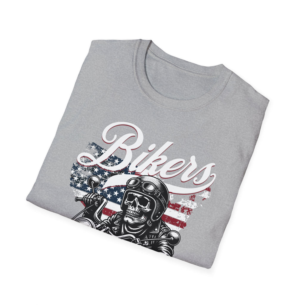 Bikers for Trump, Trump for President, 2024, Trump 2024, Make America Great Again, POTUS Unisex Softstyle T-Shirt