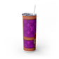 Pink Louie Skinny Tumbler with Straw, 20oz