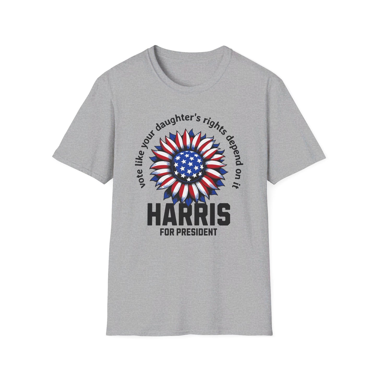 Vote Your Daughter Rights Depends on it,2024 Presidential Elections, Kama Harris for President, Kamala Harris, Unisex Softstyle T-Shirt