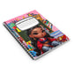 Young Asian Girl Custom Back to School Spiral Notebook - Ruled Line, Custom Back to School Gear